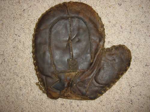 A.J. Reach Patched Palm Basemitt Back